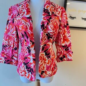 Element Pink and Red Floral Women's Blazer
